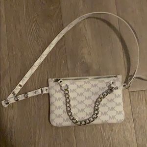 Michael Kors Fanny Pack, Grey/Silver/White